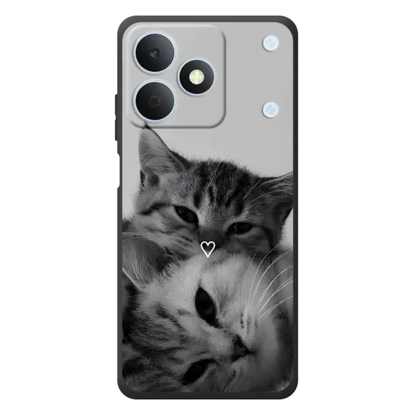 Чохол з принтом «Пара котів» для Realme Note 80 Чохол з принтом «Пара котів» для Realme Note 80