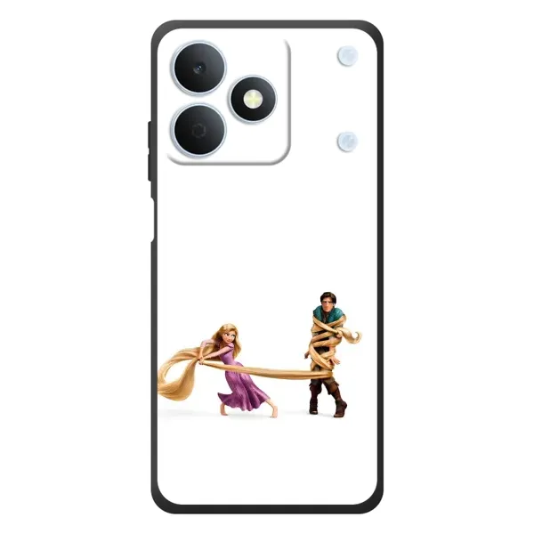 Чохол з принтом «Рапунцель та Флін» для Realme Note 80 Чохол з принтом «Рапунцель та Флін» для Realme Note 80