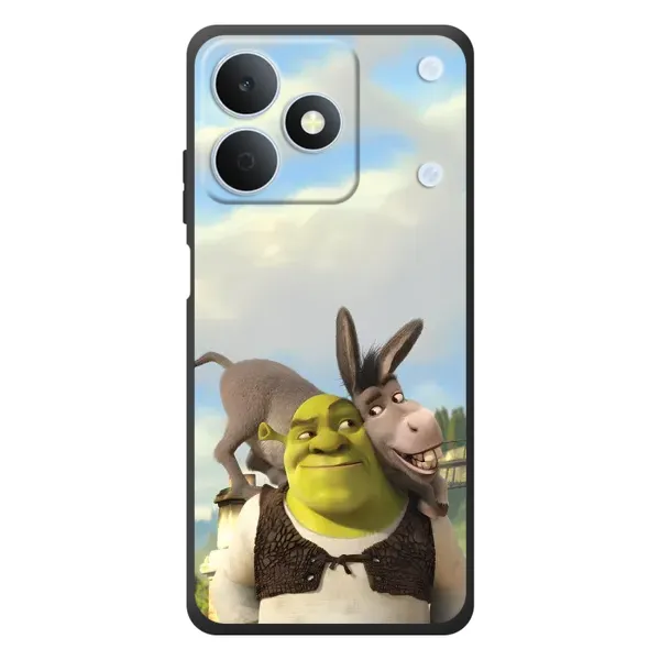 Чехол с принтом «Шрек и Осел» для Realme Note 80 Чехол с принтом «Шрек и Осел» для Realme Note 80