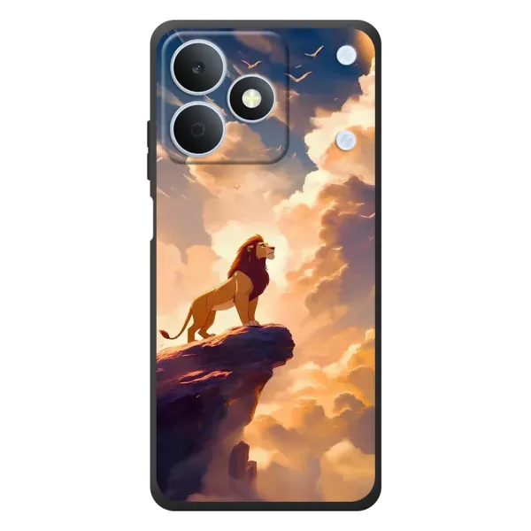 Чехол с принтом «Симба на скале» для Realme Note 80
