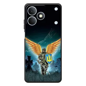 Чехлы с картинкой ЗСУ для RealMe Note 80 (AlphaPrint) (Солдат ЗСУ)