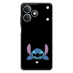 Чохол з принтом Стіч на Realme Note 80 (Стіч на чорному)