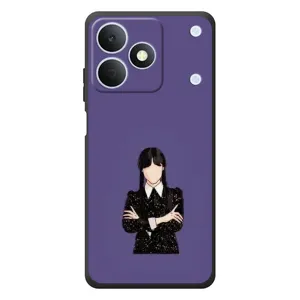 Чохли Венсдей на RealMe Note 80 Уенсдей (AlphaPrint) (Венздей у чорному)
