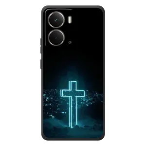 Християнські Чохли для RealMe P3 (AlphaPrint) (Хрест і місто)