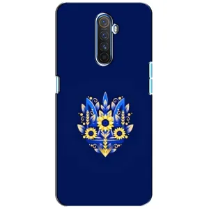 Чохли для Realme X2 Pro Укр. Символіка (AlphaPrint) (Квітковий Герб)