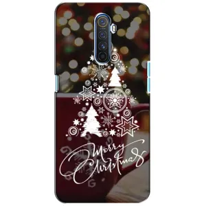 Рождественские Чехлы для Realme X2 Pro (VPrint) (Елочка узорная)