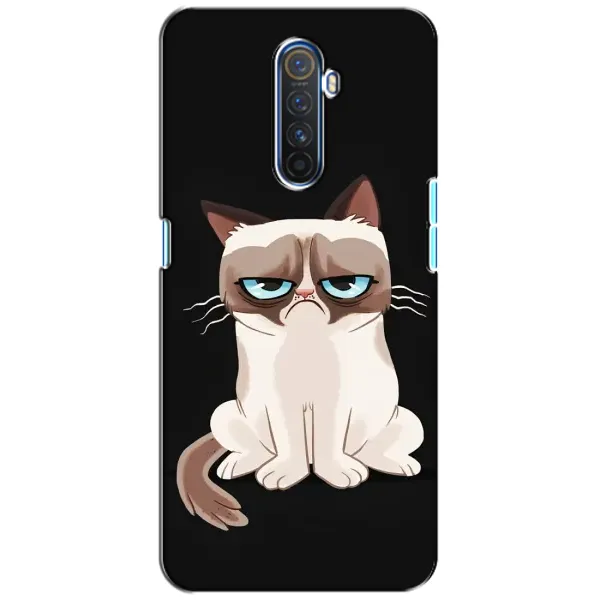 Чохол з принтом «Сумний кіт» для Realme X2 Pro