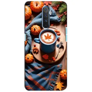 Чехол с принтом «Кофе и тыковки» для Realme X2 Pro