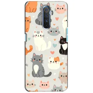 Чохол з малюнком кіт на Realme X2 Pro (Колаж котів)