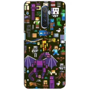 Чохол Майнкрафт на Realme X2 Pro (AlphaPrint) Minecraft (Колаж Майнкрафт)