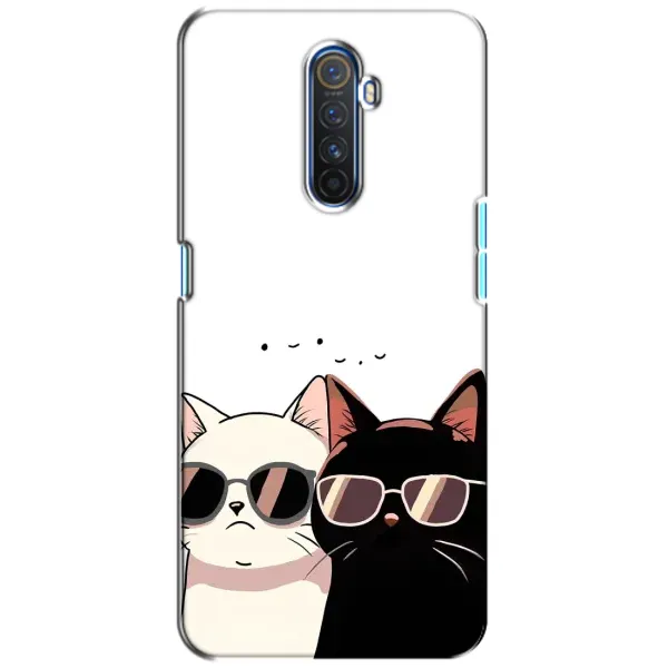 Чохол з принтом «Коти в окулярах» для Realme X2 Pro