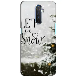 Новорічні, Святкові Чохли для Realme X2 Pro - 2024 год (Let it snow)