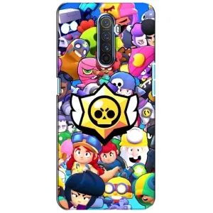 Чехол для Realme X2 Pro Бравл Старс (VPrint)