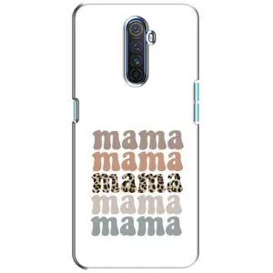 Чохол з принтом «Текстовий колаж мама» для Realme X2 Pro