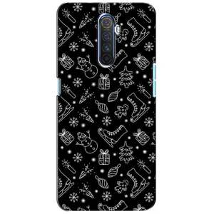 Новорічні, Святкові Чохли для Realme X2 Pro - 2024 год (Новорічний фон)