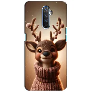 Чехол с принтом «Олень в свитере» для Realme X2 Pro