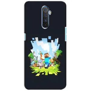 Чохол Майнкрафт на Realme X2 Pro (AlphaPrint) Minecraft (персонажі Minecraft)