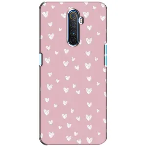 Чехол с принтом «Сердечки на розовом» для Realme X2 Pro