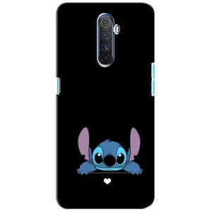 Чохол з принтом Стіч на Realme X2 Pro (Стіч на чорному)
