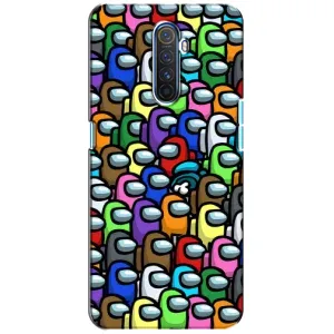 Чохли Амонг Ас для Realme X2 Pro (AlphaPrint) (Убитий)