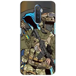Чехлы с картинкой ЗСУ для Realme X2 Pro (AlphaPrint) (Воїн ЗСУ)