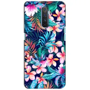 Чехол с принтом «Красочные цветы» для Realme X2 Pro