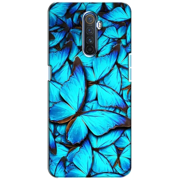 Чехол с принтом «Синие бабочки» для Realme X2 Pro Чехол с принтом «Синие бабочки» для Realme X2 Pro