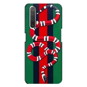 Чехлы ГУЧЧИ для Реалми Х3 (AlphaPrint) (Gucci змия)