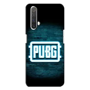 Чехол PUBG для Реалми Х3 (AlphaPrint) (Лого PUBG)