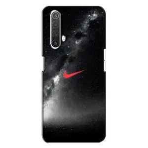 Чехол для Realme X3 - с принтом Найк (AlphaPrint) (Найк красный)