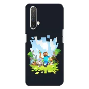 Чехол Майнкрафт на Realme X3 (AlphaPrint) Minecraft (персонажи Minecraft)