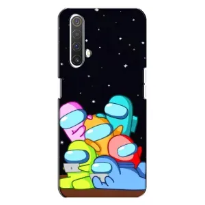 Чехол Амонг Ас для Realme X3 (AlphaPrint) (Скины в космосе)