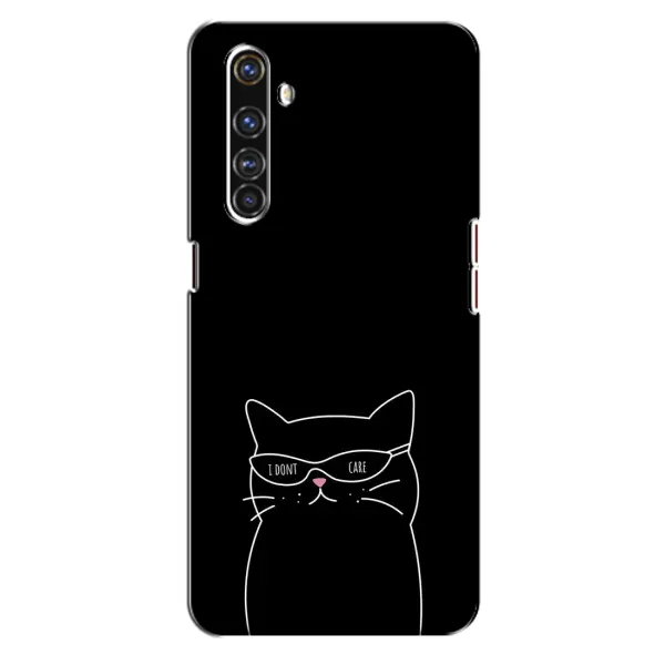 Чехол с принтом «Равнодушный кот» для Realme X50 Pro