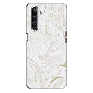 Мраморний чехол на Realme X50 Pro (VPrint) (Білий мрамор)