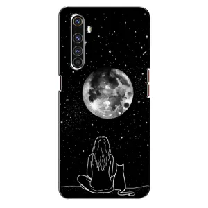 Чехол с принтом «Девушка с котом» для Realme X50 Pro