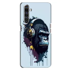 Чехол с принтом «Горилла в наушниках» для Realme X50 Pro