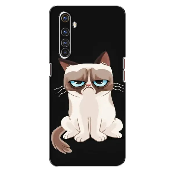 Чехол с принтом «Грустный кот» для Realme X50 Pro