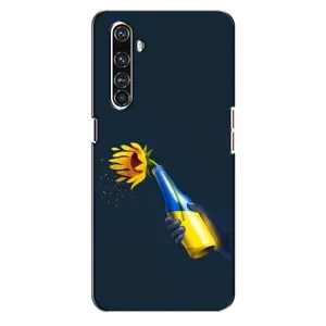 Чехол для Патриота Украины Realme X50 Pro - (AlphaPrint) (Коктейль молотова)