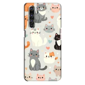 Чехол с принтом «Коллаж котов» для Realme X50 Pro