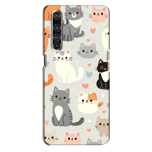 Чехол с принтом «Коллаж котов» для Realme X50 Pro
