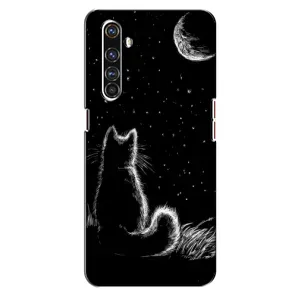 Чехол с принтом для Realme X50 Pro (AlphaPrint) Модные коты