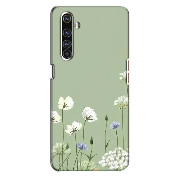 Чехол с принтом «Цветы на зеленом» для Realme X50 Pro