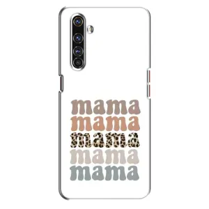 Чехол с принтом «Текстовый коллаж мама» для Realme X50 Pro