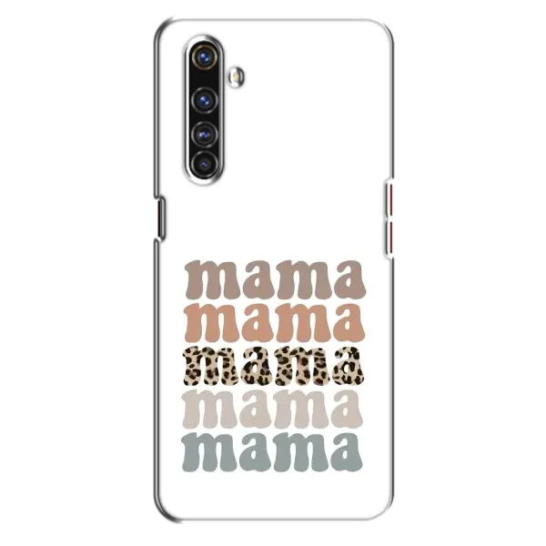 Чехол с принтом «Текстовый коллаж мама» для Realme X50 Pro