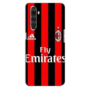 Чехлы для Realme X50 Pro (VPrint) - Футбольные клубы (Milan)