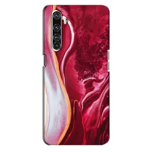Чехол с принтом «Мрамор красный» для Realme X50 Pro