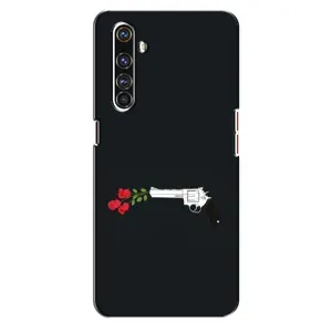 Чехлы (ART) Цветы на Realme X50 Pro (VPrint) (Неожиданные цветы)