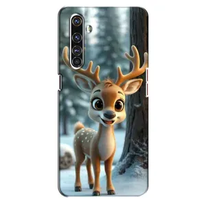 Чехол с принтом «Олененок в лесу» для Realme X50 Pro