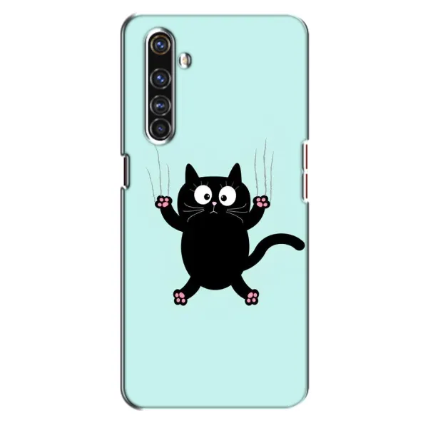 Чехол с принтом «Падающий кот» для Realme X50 Pro