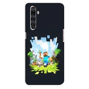Чохол Майнкрафт на Realme X50 Pro (AlphaPrint) Minecraft (персонажі Minecraft)